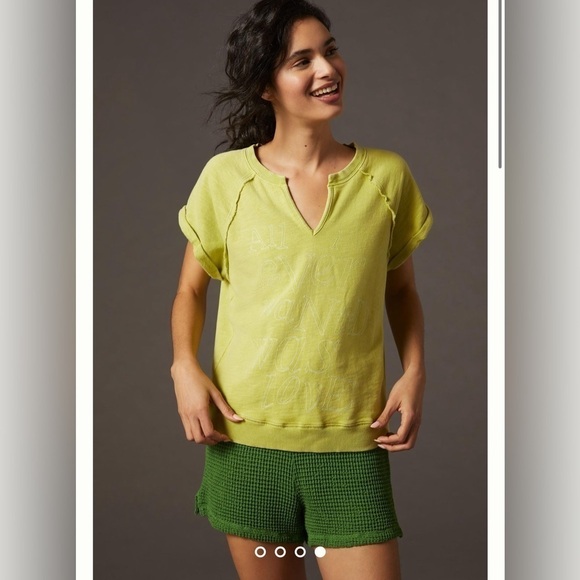 Scott Csoke for Anthropologie Sustainable Sweatshirt Top, Size XS - Picture 4 of 11